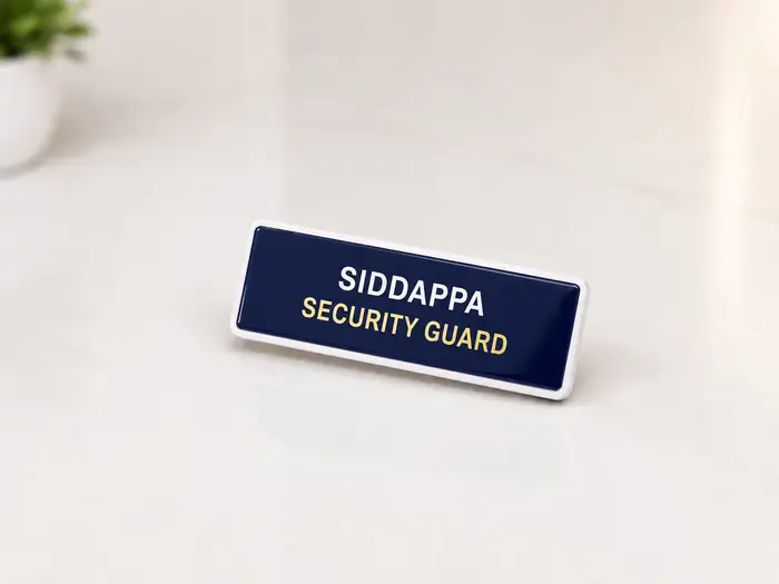 Executive name badge